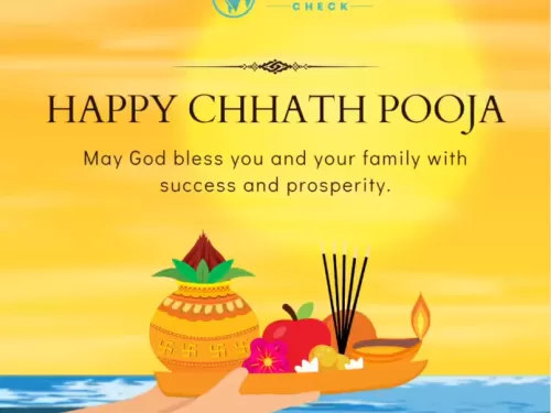 Celebrating Chhath Pooja